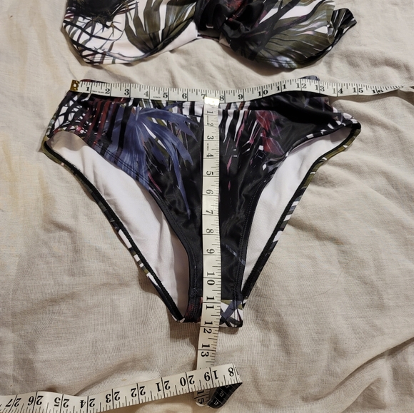 NWOT 3 Piece sarong multi way wrap top bikini swim bathing suit - Picture 3 of 11